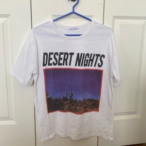 Desert night - oversize graphic t-shirt